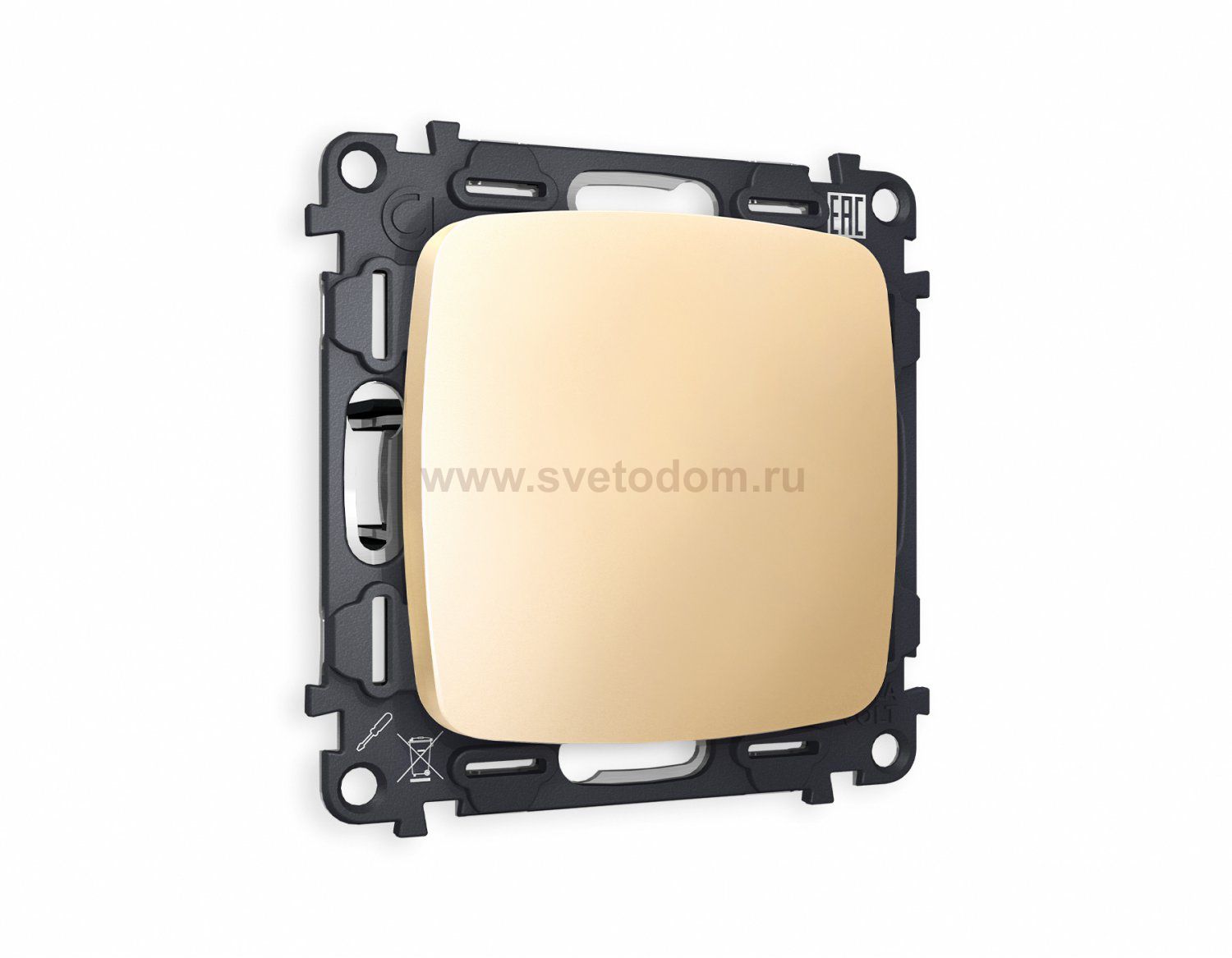 Комплект суппорта универсального OMEGA MO616010 Шампань QUANT Ambrella Volt