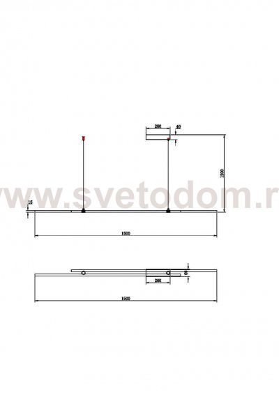 Подвесной светильник Maytoni MOD005PL-L36BSK Halo