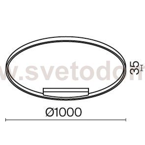 Maytoni MOD058CL-L65B3K Rim
