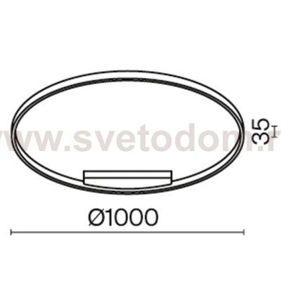 Потолочный светильник Maytoni MOD058CL-L65BS3K Rim