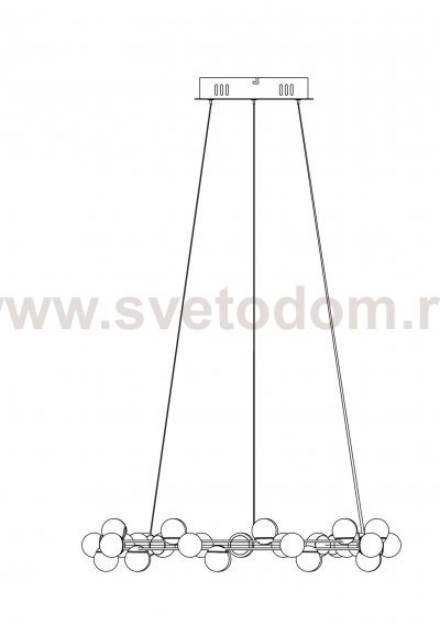 Подвесной светильник Maytoni MOD081PL-L50G3K Tessara