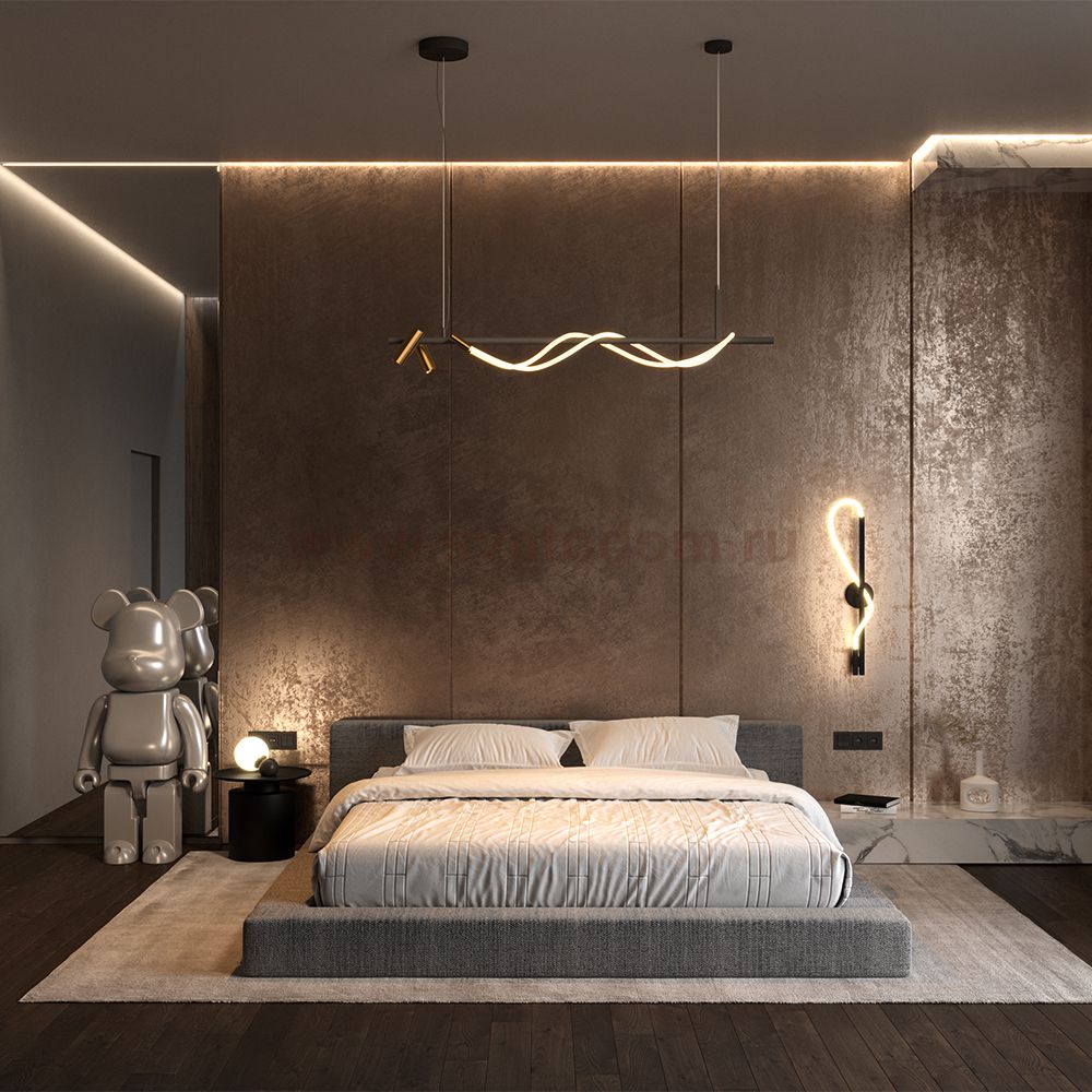 Подвесной светильник Maytoni MOD166PL-L30GB3K Tau