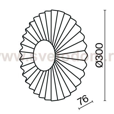 Настенный светильник бра Maytoni MOD233WL-L11BS3K Fiore