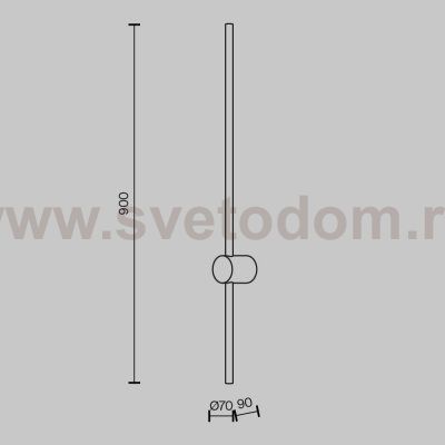 Настенный светильник (бра) Maytoni MOD237WL-L11B3K Light stick