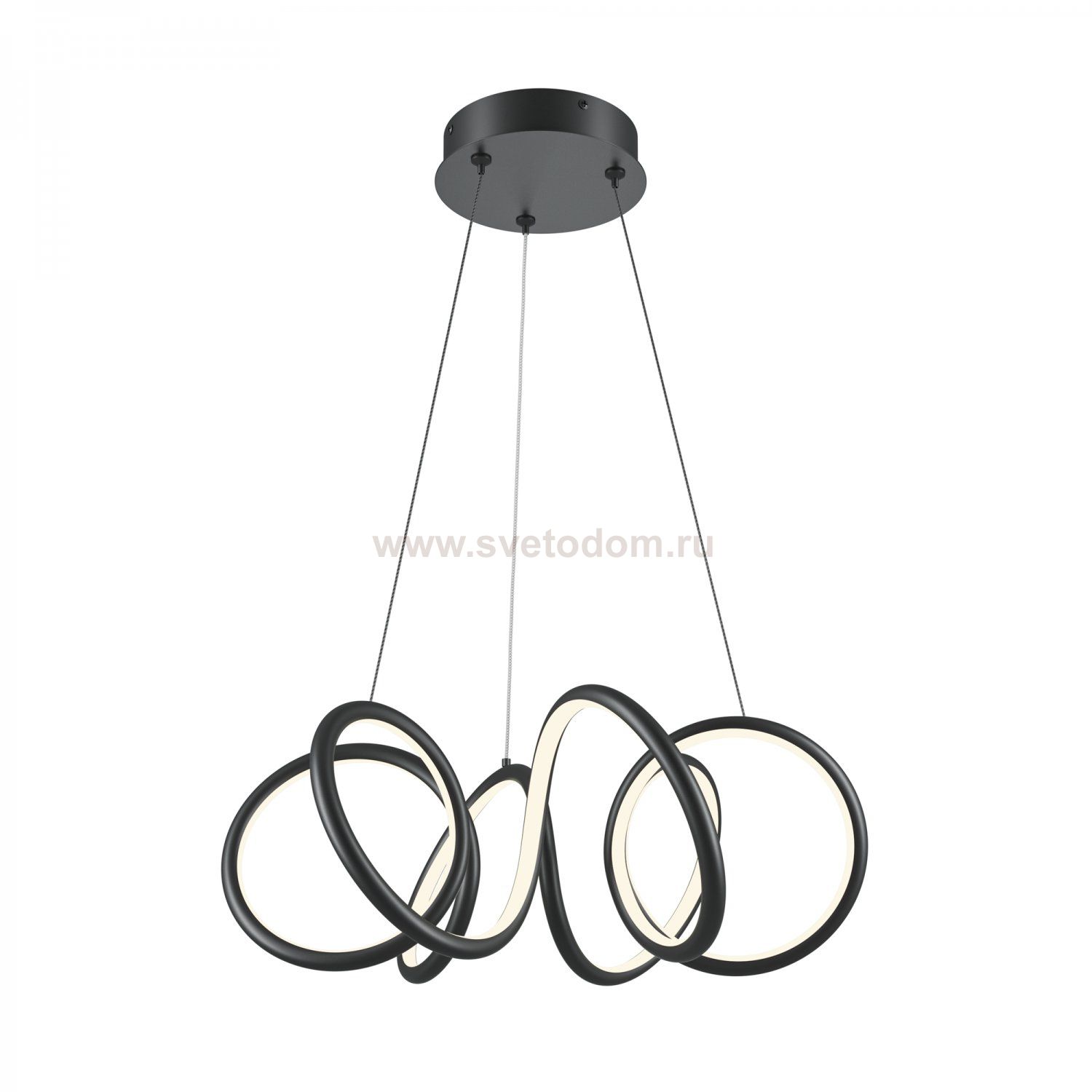 Подвесной светильник Maytoni MOD241PL-L60BK Curve