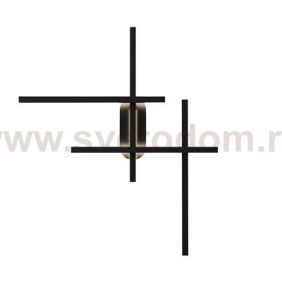 Настенный светильник (бра) Maytoni MOD248WL-L24BK Halo