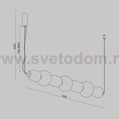 Подвесной светильник Maytoni MOD267PL-L42G3K Pattern