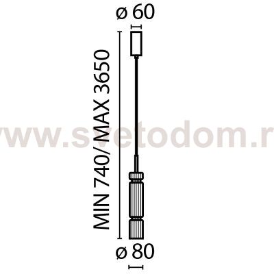 Подвесной светильник Maytoni MOD272PL-L12B3K1 Ordo