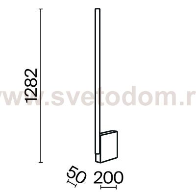 Напольный светильник (торшер) Maytoni MOD277FL-L24GR3K Solid