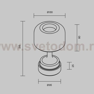 Аккумуляторный светильник Maytoni MOD286RL-L3B3K
