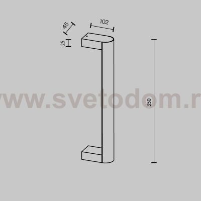 Настенный светильник бра Maytoni MOD288WL-L5B3K Theorema
