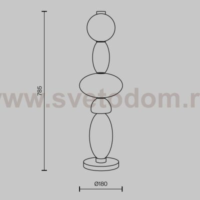 Настольный светильник Maytoni MOD297TL-L24BS3K Adore