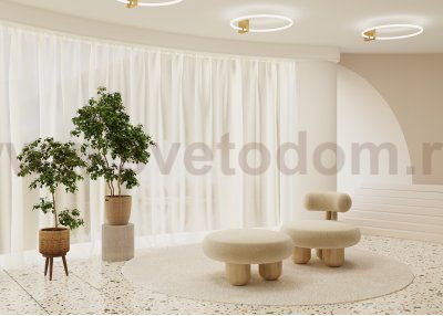 Потолочный светильник Maytoni MOD315CL-L25G3K Anillo