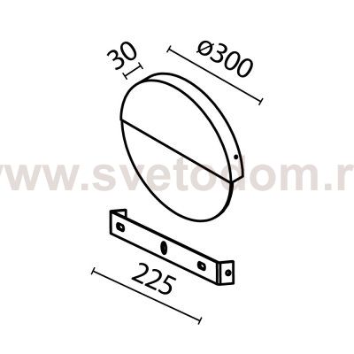 Настенный светильник (бра) Maytoni MOD320WL-L6BS3K1 Jupiter