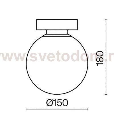 Настенный светильник (бра) Maytoni MOD321WL-01B Basic form