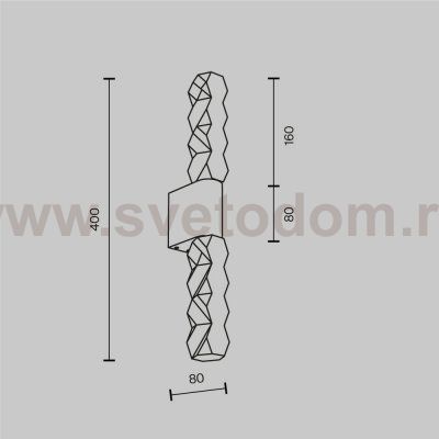 Настенный светильник бра Maytoni MOD328WL-L5BS3K Selemo