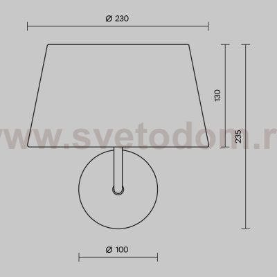Настенный светильник (бра) Maytoni MOD360WL-01BS