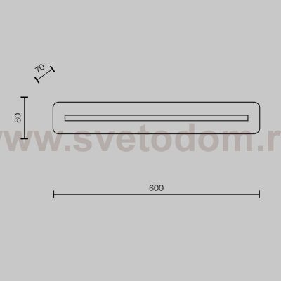 Настенный светильник бра Maytoni MOD366WL-L14BS3K Albatre