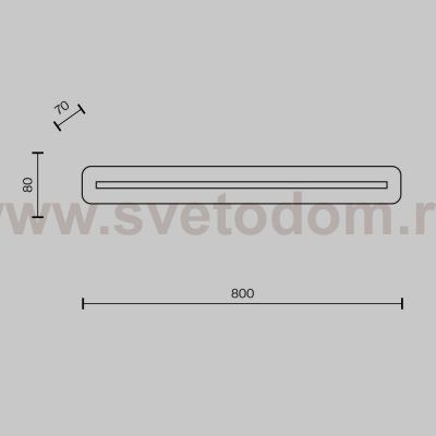 Настенный светильник бра Maytoni MOD366WL-L18BS3K Albatre