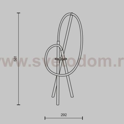 Настольный светильник Maytoni MOD369TL-L15B3K