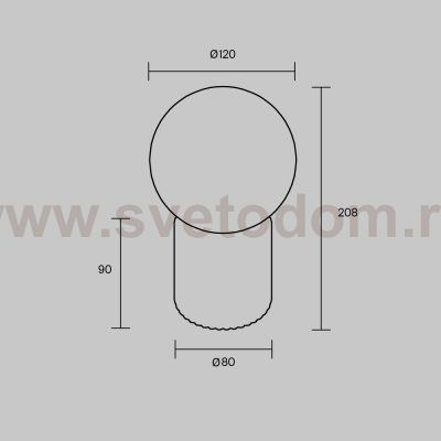 Аккумуляторный светильник Maytoni MOD404RL-L3BG3K
