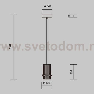 Подвесной светильник Maytoni MOD430PL-L5W3K