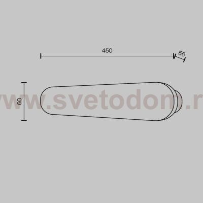 Настенный светильник (бра) Maytoni MOD437WL-L13BG3K