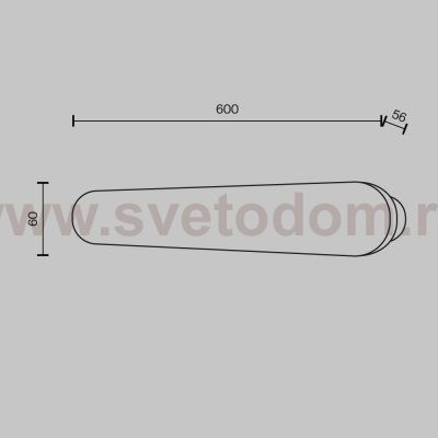 Настенный светильник (бра) Maytoni MOD437WL-L17BG3K