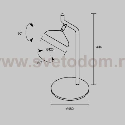 Настольный светильник Maytoni MOD451TL-L8B3K1