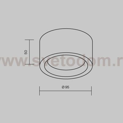 Потолочный светильник Maytoni MOD461CL-01B