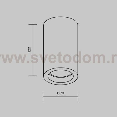 Потолочный светильник Maytoni MOD461CL-01GR1