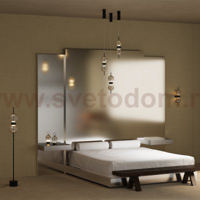 Напольный светильник (торшер) Maytoni MOD478FL-L15B3K