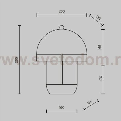 Настольный светильник Maytoni MOD479TL-L14W3K1