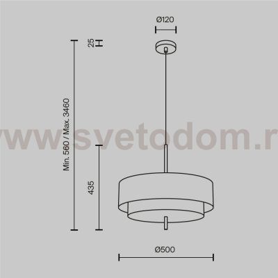 Подвесной светильник Maytoni MOD613PL-05W Bergamo