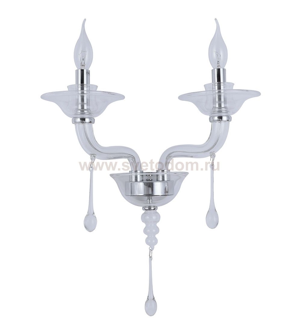 Светильник бра Crystal lux MONICA AP2 CHROME/TRANSPARENT 2500/402