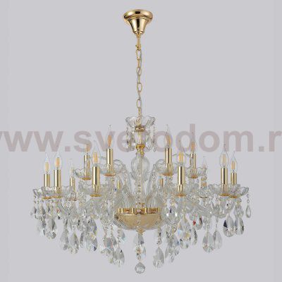 Люстра Crystallux MONICA SP10+5 GOLD MONICA