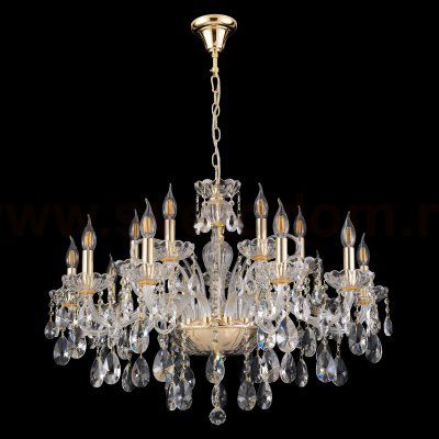 Люстра Crystallux MONICA SP10+5 GOLD MONICA