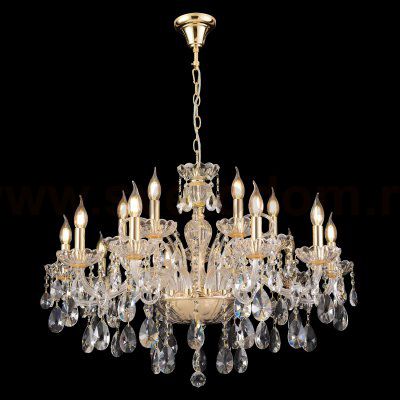 Люстра Crystallux MONICA SP10+5 GOLD MONICA