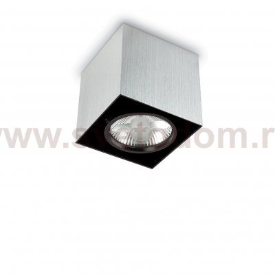 Потолочный светильник Ideal lux MOOD PL1 BIG SQUARE ALLUMINIO (140957)