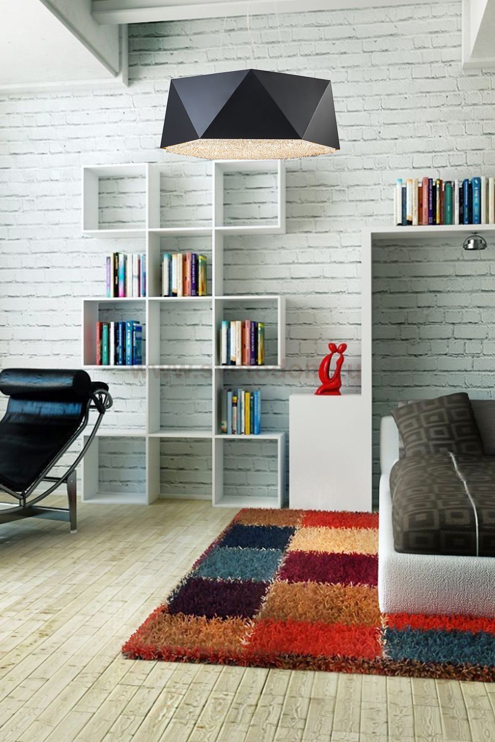 Люстра подвесная Lucia Tucci MOON 4670.9 black