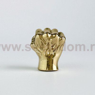 Ручка-кнопка MOS004 brass