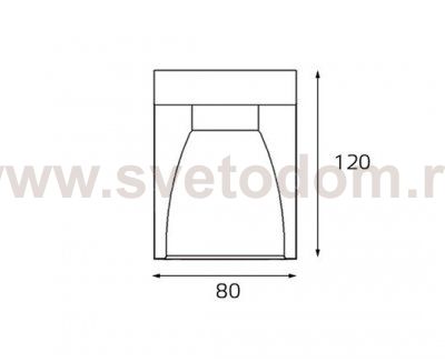 MRC0821S-1 black светильник потолочный Italline