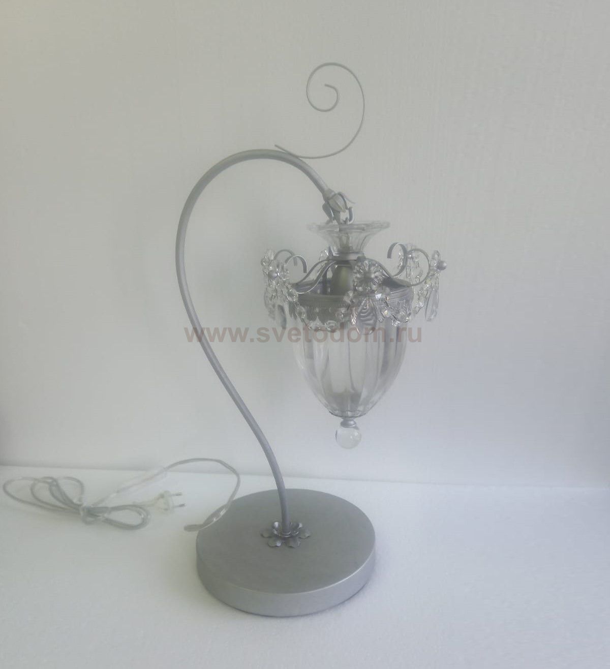 Настольная лампа MT10357-1A silver