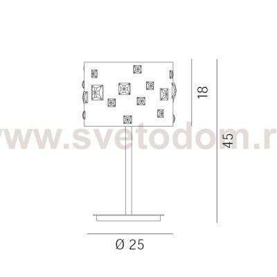 Настольная лампа Illuminati MT1102601-3A
