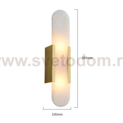 Настенный светильник MT8955-2W brass