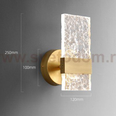 Настенный светильник MT8981-1W brass