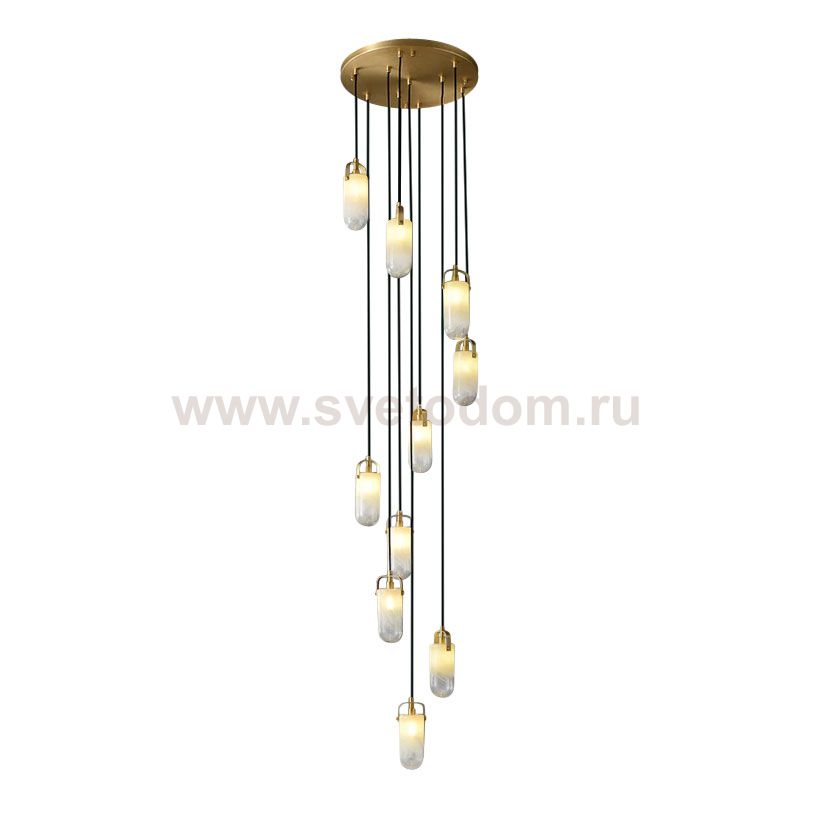 Подвесной светильник MT9056-10H brass