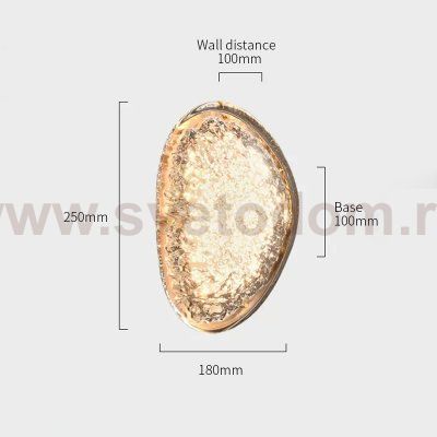 Настенный светильник MT9125-1W large french gold