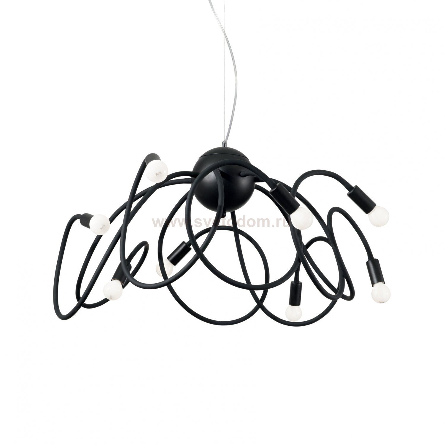 Люстра Ideal lux MULTIFLEX SP8 NERO (141916)