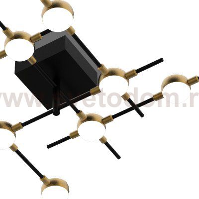 Потолочный светильник Illuminati MX18001067-8A  black/gold